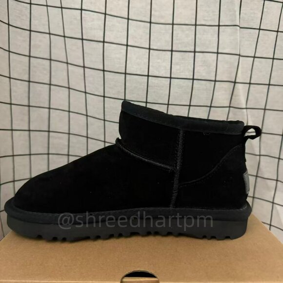 New Ugg Womens mini Snow boots Black - Picture 3 of 6